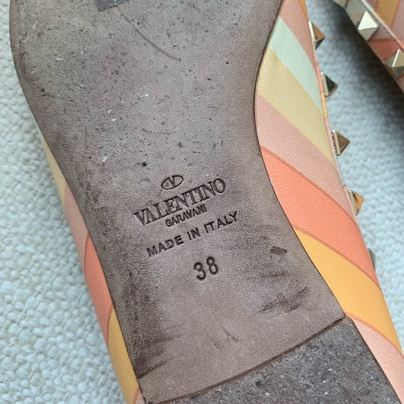 Valentino Rockstud Patterned Flats - Picture 11 of 13